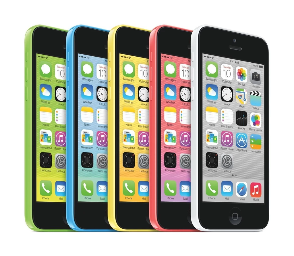 New Iphone 5C On A White Backgrounds Wallpapers And Images ...
