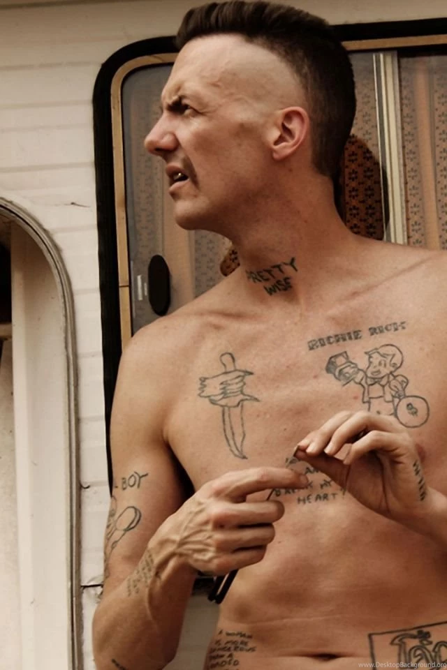 Download Wallpapers 640x960 Die Antwoord, Tattoo, Look, Iroquois ...