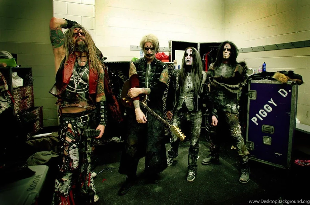 ROB ZOMBIE Industrial Metal Heavy White zombie Rob Zombie White ...