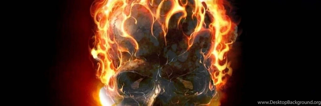 Fire Skull Wallpapers Wallpapers Desktop Background