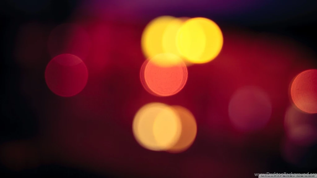 Blurred city lights wallpaper wide