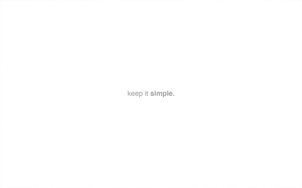 Minimalist Desktop