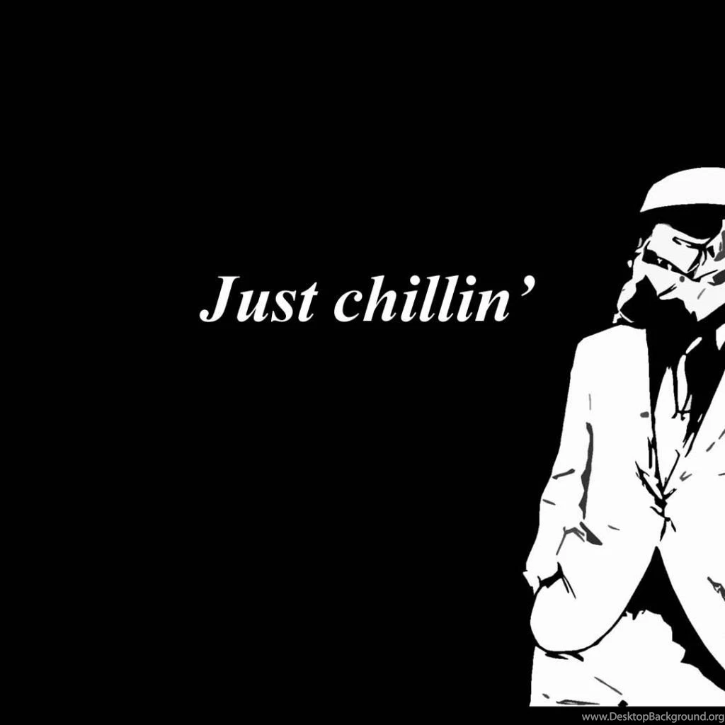 Just Chillin Stormtrooper iPad 1 & 2 Wallpapers