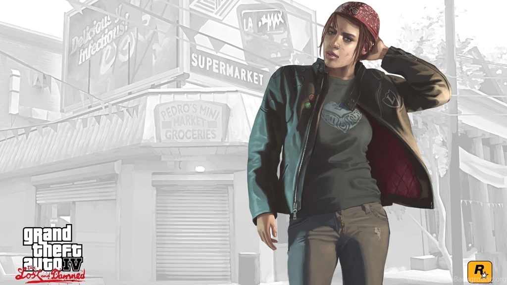 Download Wallpapers 1920x1080 Ashley, Addict, Girl, Biker, Gta 4 ...
