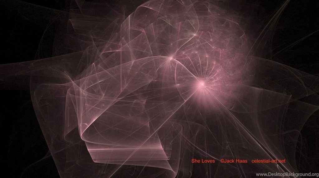 Digital Art, Apophysis Fractal, Wallpaper: She Loves