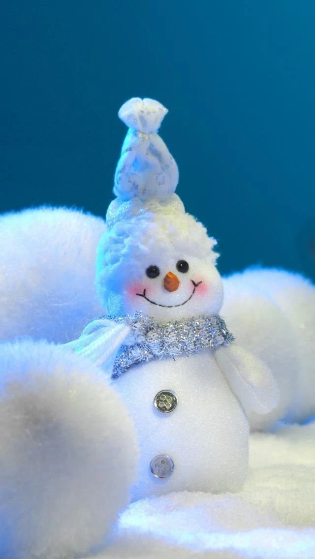 Christmas Light Snow Man iPhone 5s Wallpapers Download