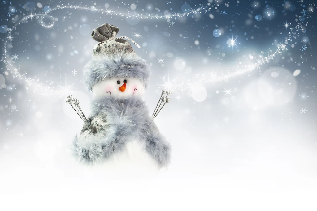 Snowman christmas new year Magic4Walls.com