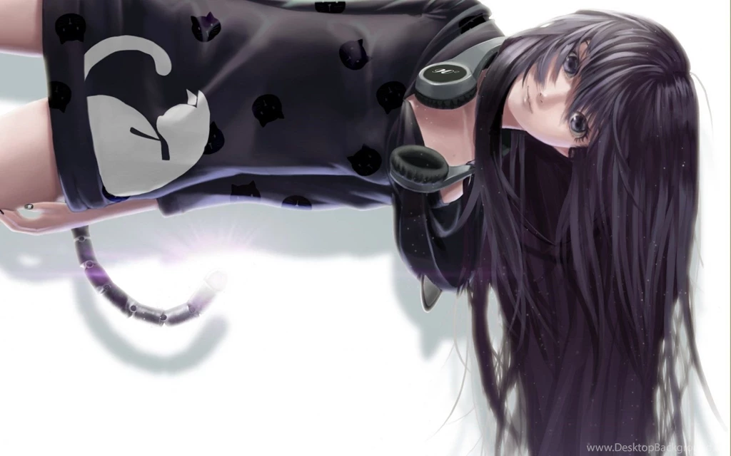 Art Girl Headphones Anime Hd Wallpapers Wallpapers