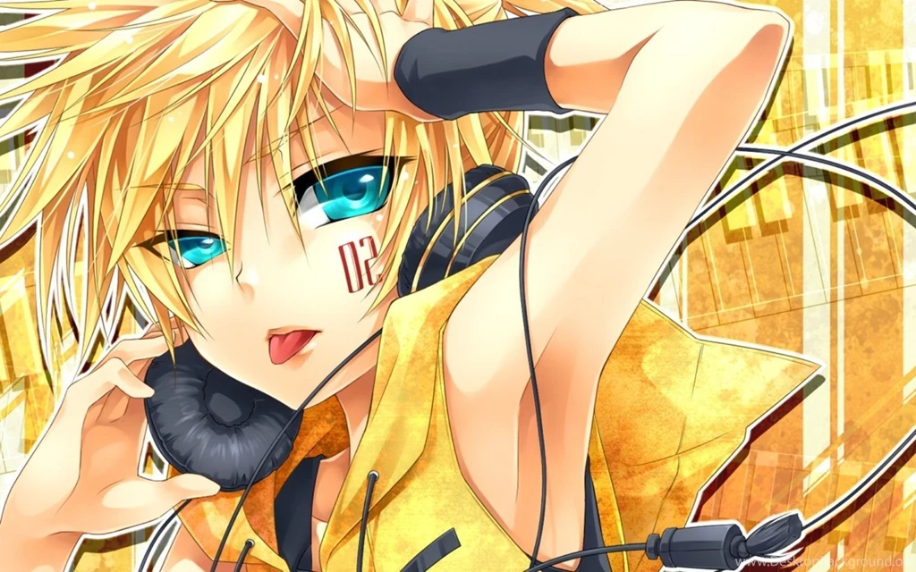 Download Wallpapers 1680x1050 Anime, Girl, Blond, Tongue ...