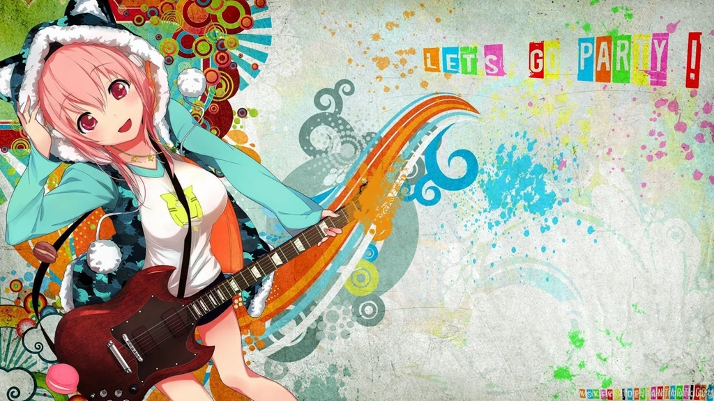 Anime Girl With Pink Hair And Headphones Wallpapers 177219