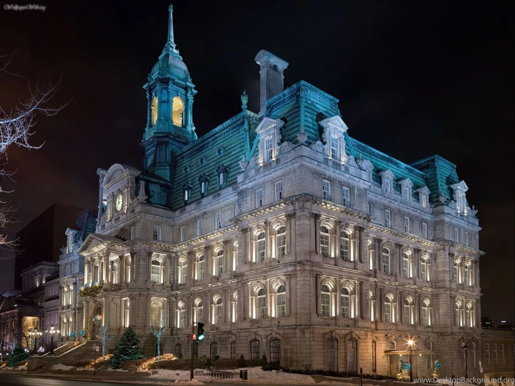 Known Places: Montreal City Hall, Desktop Wallpapers Nr. 25345
