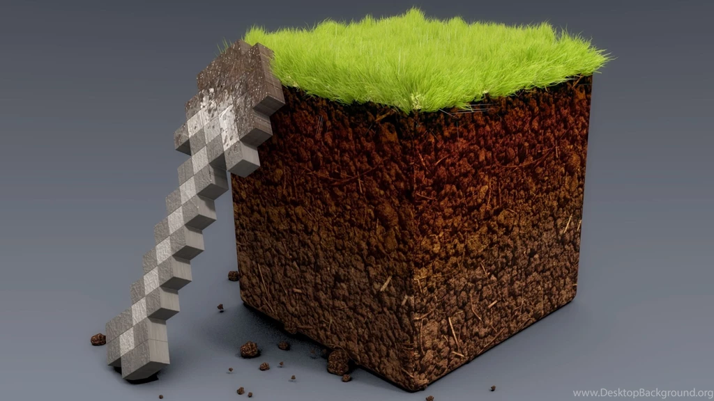 Download Wallpapers 2560x1440 Minecraft, Ground, Grass, Cube Mac ...
