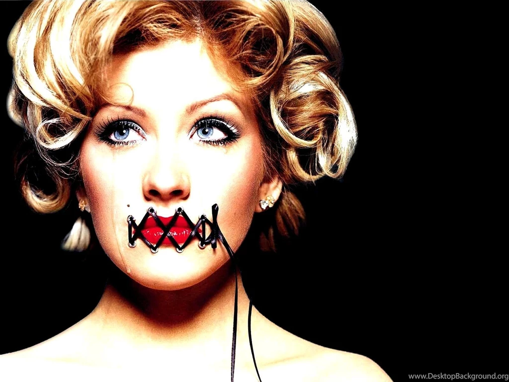 Christina Aguilera Mouth Zipped Wallpaper HD.jpg