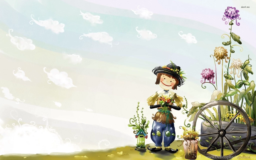 Cute Scarecrow Wallpapers Digital Art Wallpapers