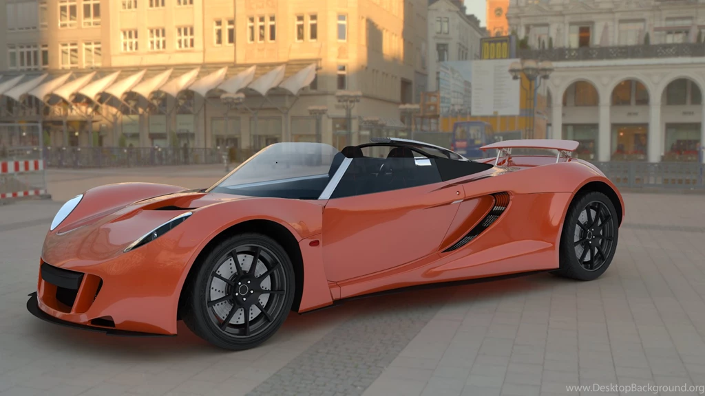 Orange Hennessey Venom GT In The City Wallpapers 26473