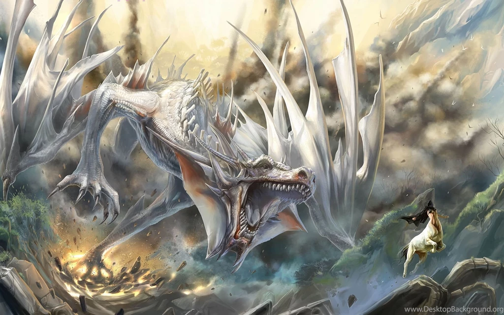 White Dragon Wallpapers