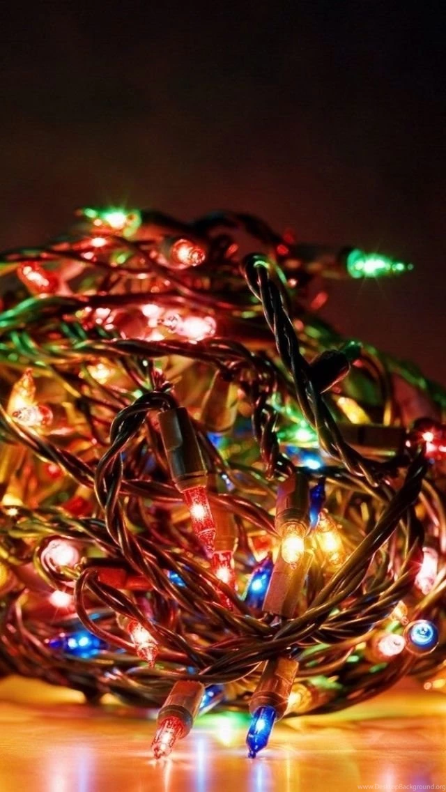 Bundle Of Christmas Lights iPhone 5 Wallpapers (640x1136)