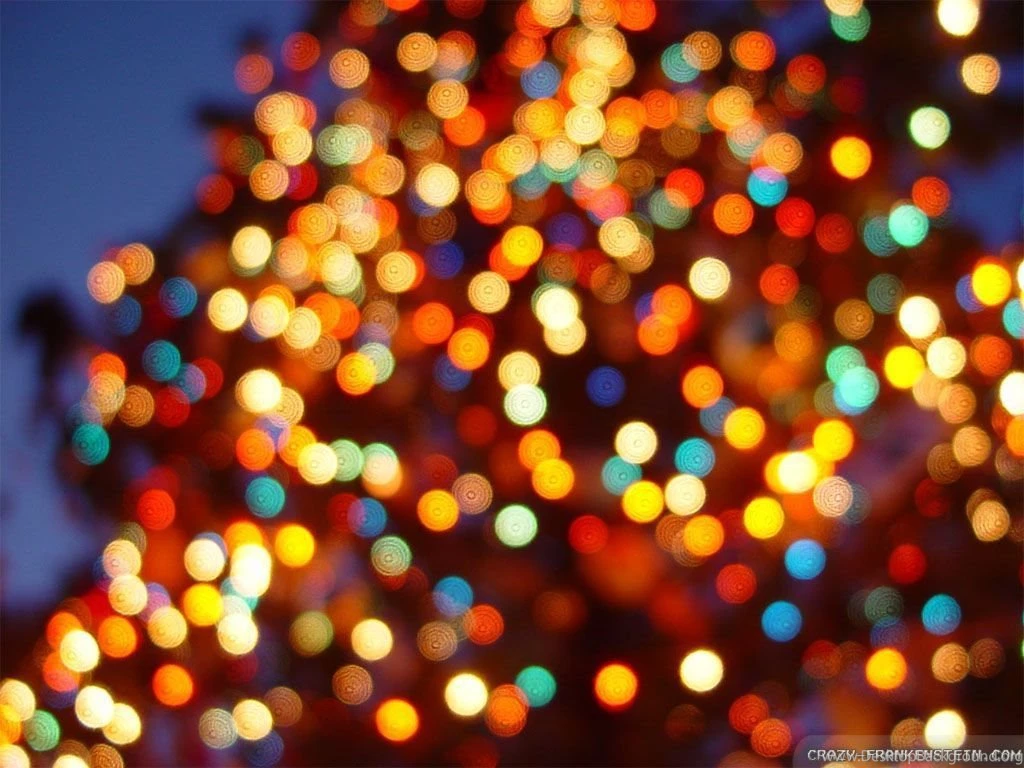 Christmas Lights Twitter Backgrounds – Happy Holidays