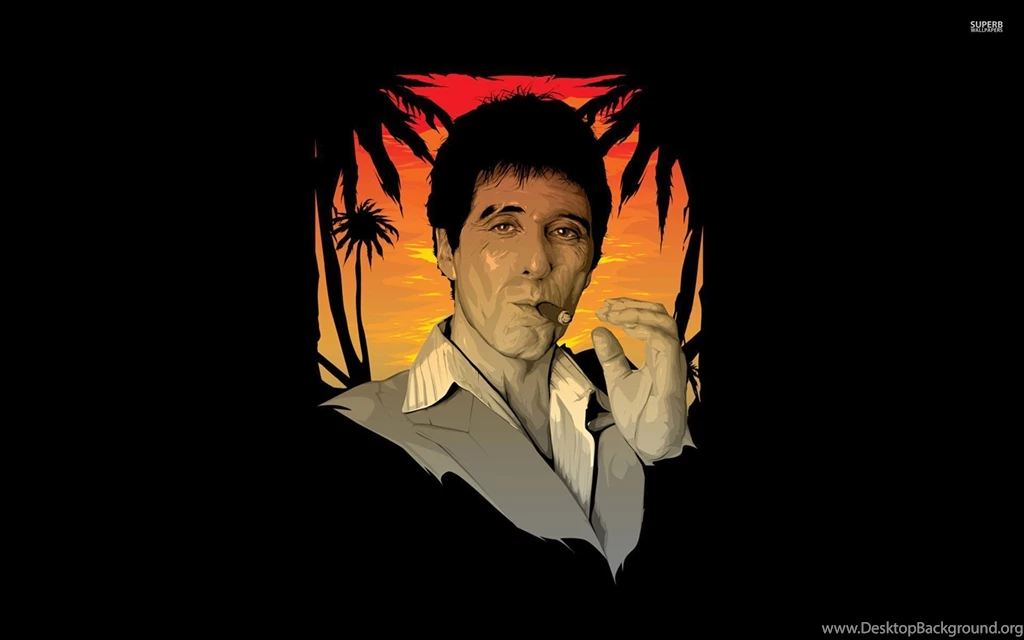 Tony Montana Scarface Wallpapers Vector Wallpapers