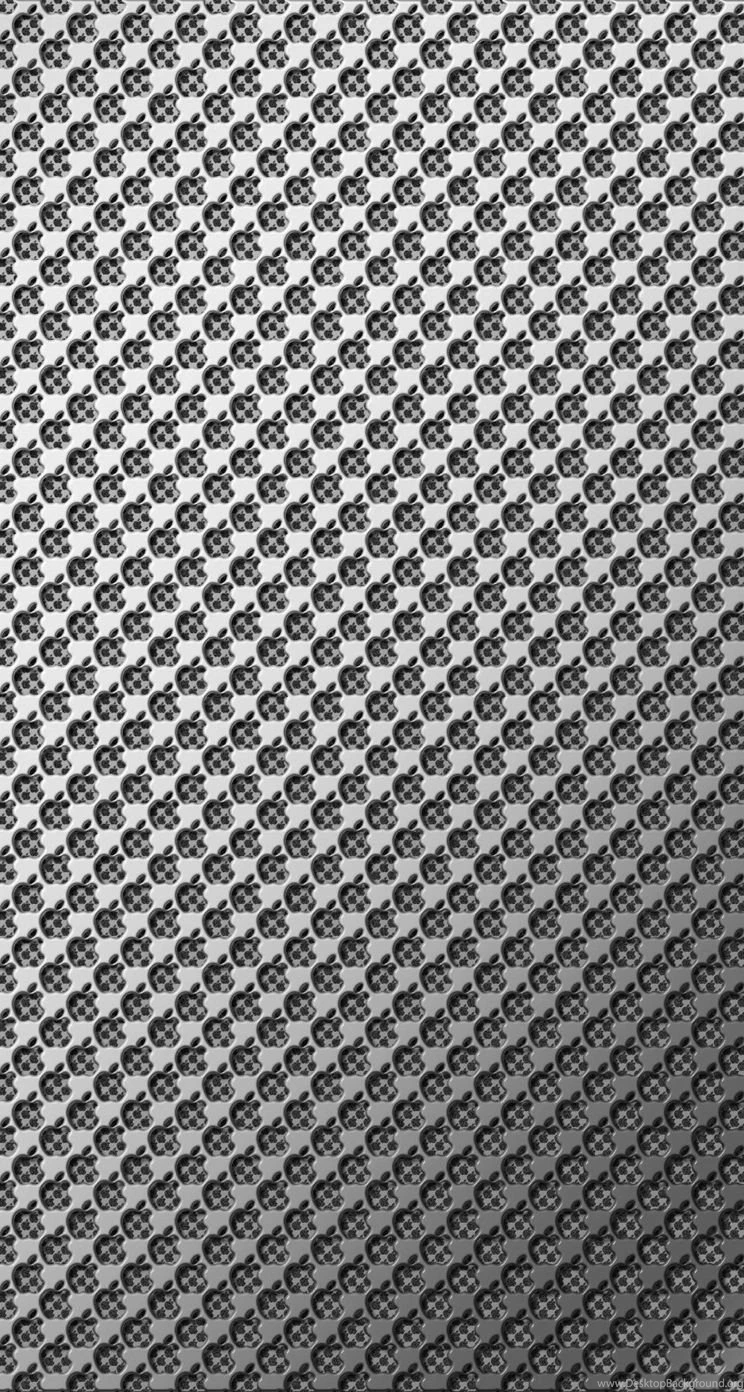 Apple Pattern Silver