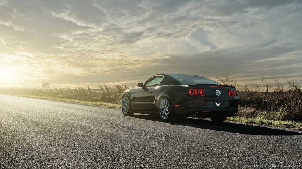 Download Wallpapers 1920x1080 Mustang, Gt, Cars, Road, Light, Rear ...