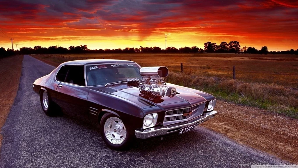 2 Tuff Muscle Car Wide HD Desktop Wallpapers : High Definition ...