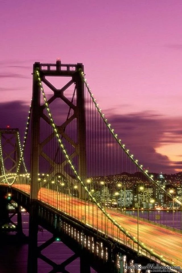 iPhone 4 640 X 960 San Francisco Bridge Wallpapers And Backgrounds ...