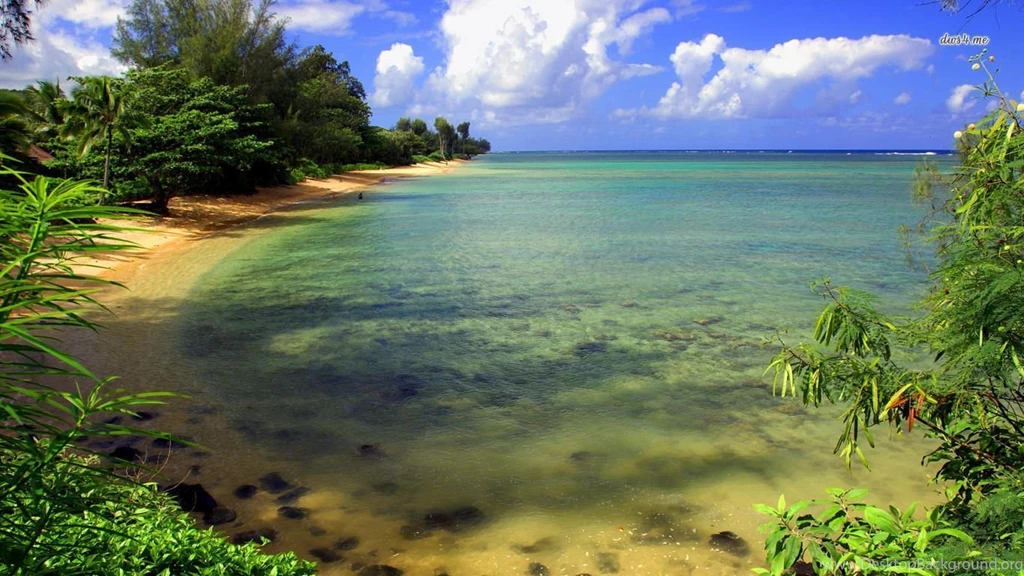 Anini Beach, Kauai, Hawaii Wallpapers Beach Wallpapers