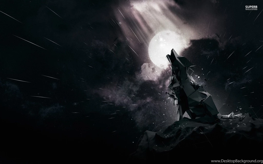 3173) Dark Wolf Computer Wallpapers WalOps.com