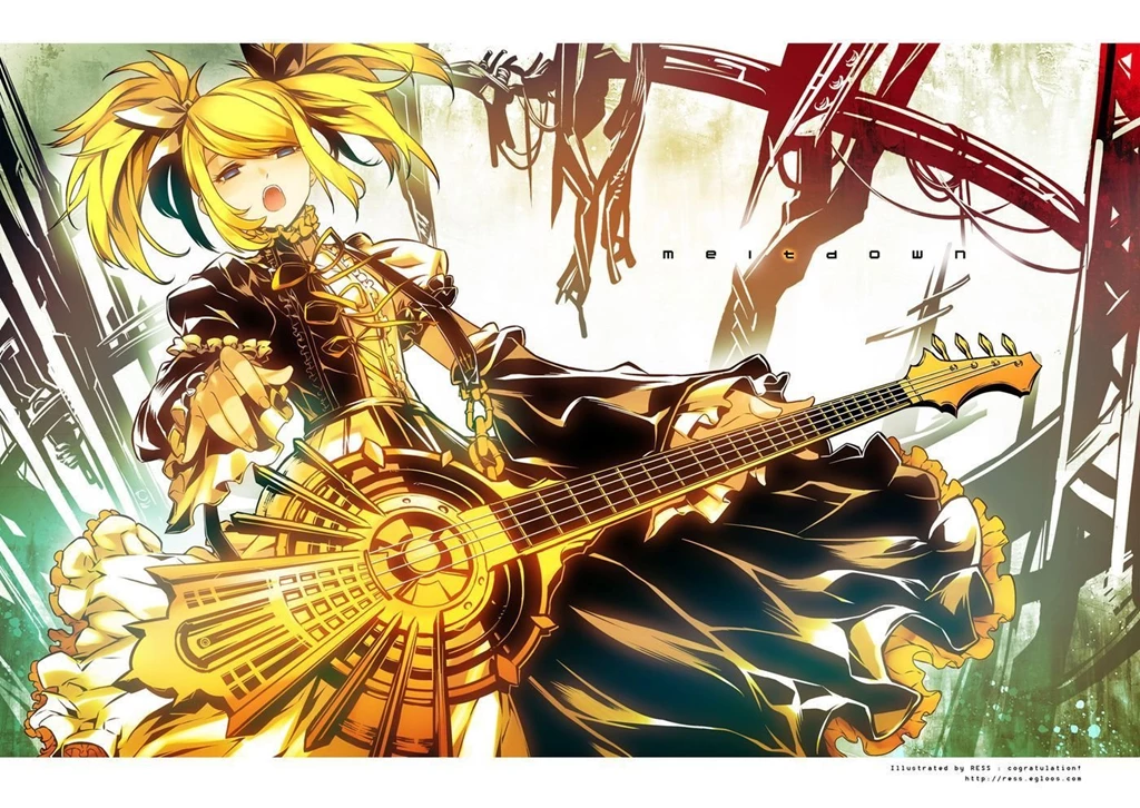 Wallpapers Of The Week: Kagamine Rin Meltdown