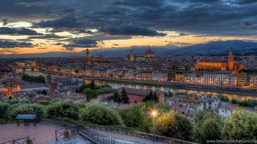 1366x768 Florence Evening Wallpapers