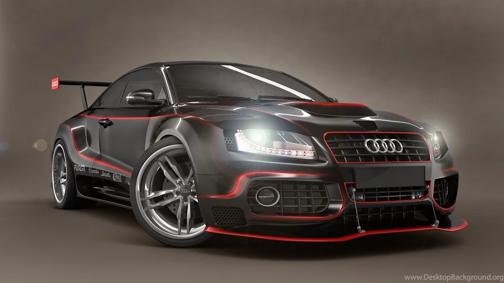 Audi Black And Red Tuning HD Wallpapers