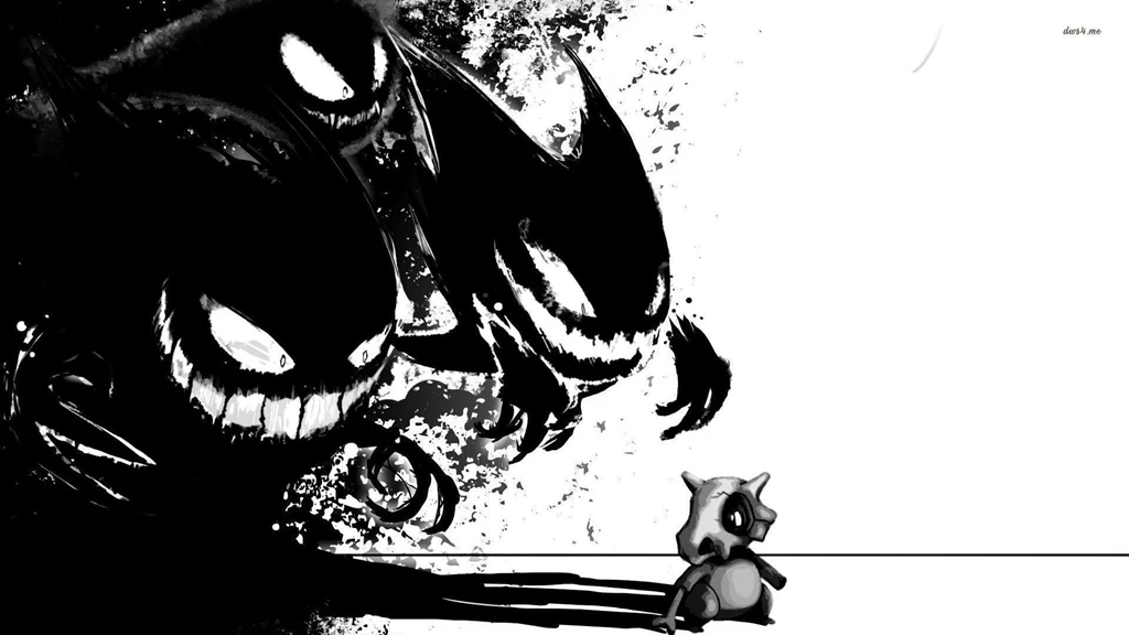 Dark Gengar And Cubone In Pokemon Wallpapers Game Wallpapers Desktop ...