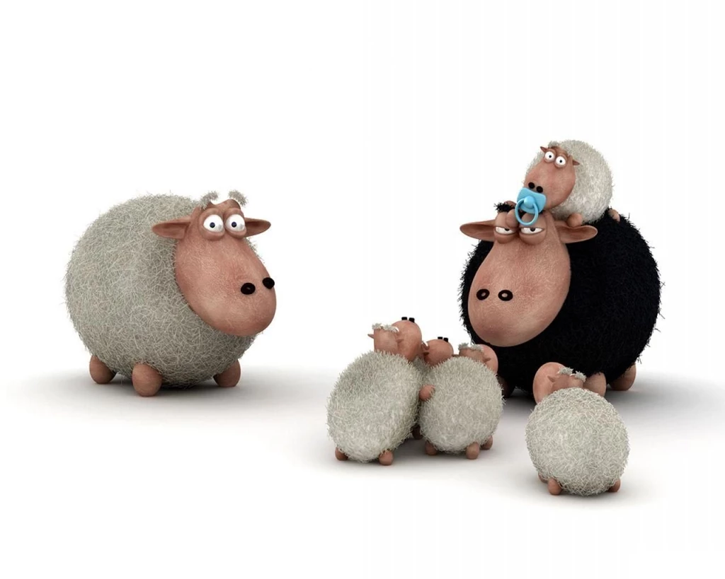 Wallpapers Pictures Photos: Cartoon Sheep Pictures