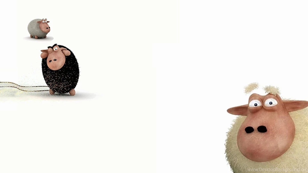 OwdLarrd Funny Sheep Cartoon Sheep Wallpapers