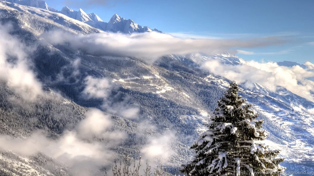 Download Winter Mountains HD Wallpapers