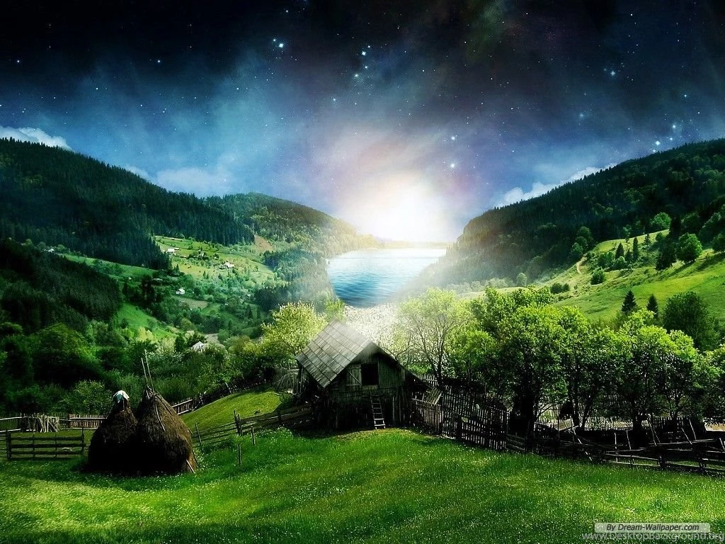 Free Wallpapers Free Nature Wallpapers A Picturesque Landscape 7 ...