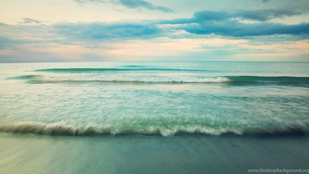 Nature Landscape Sea Water Wave Waves Sky Clouds Sea Nature Blue ...