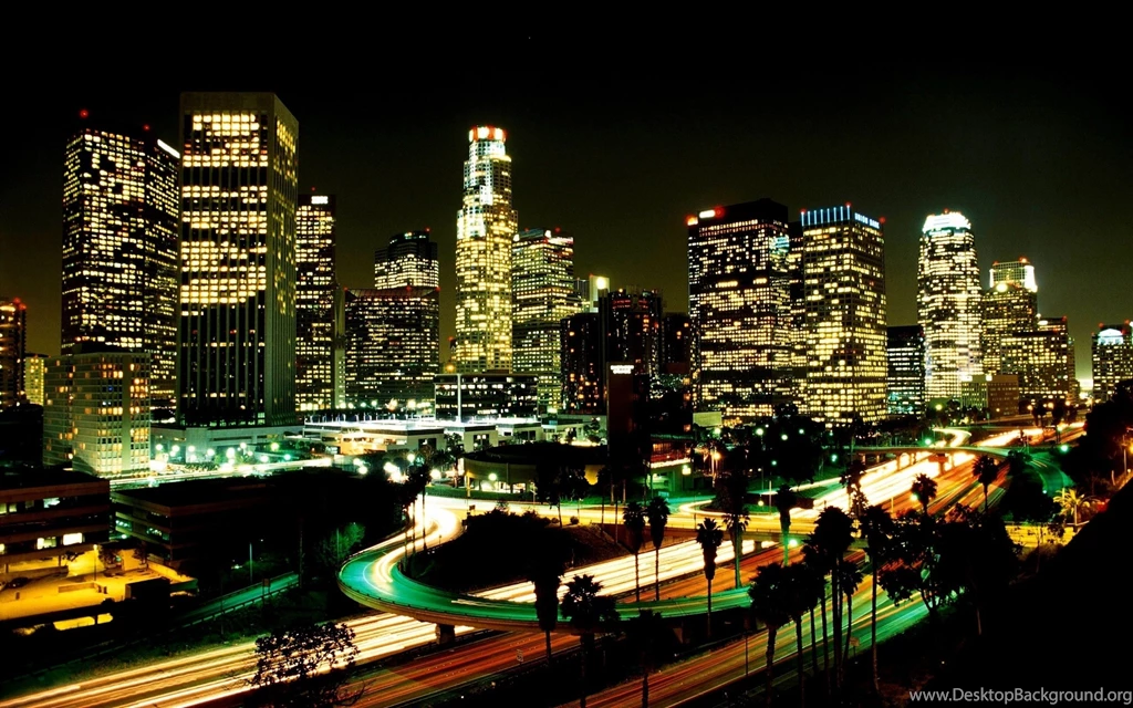 Download Wallpapers 3840x2400 Los Angeles, City, Night, Street ...