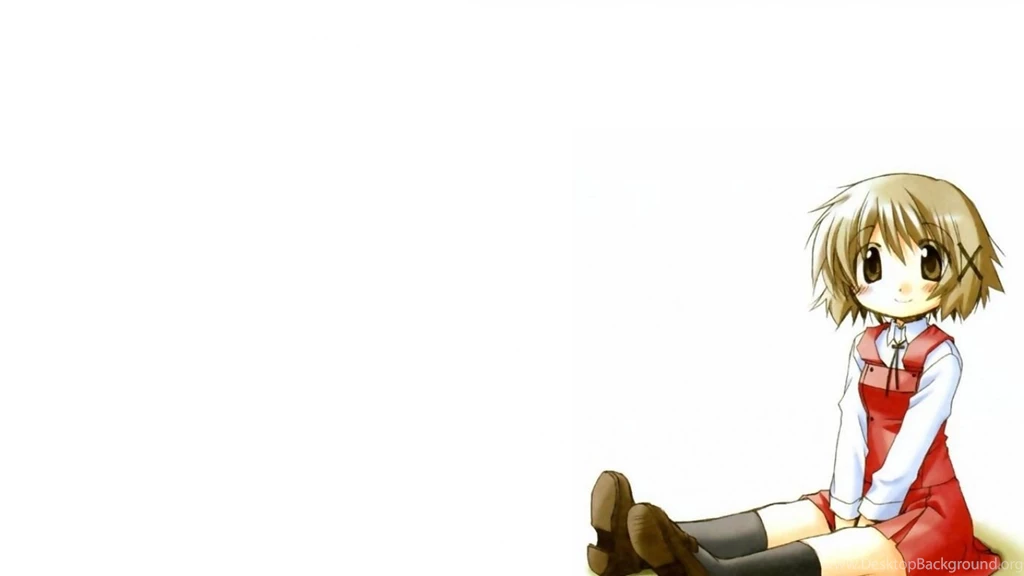 Download Wallpapers 1366x768 Anime, Girl, Cute, Dress, Posture ...