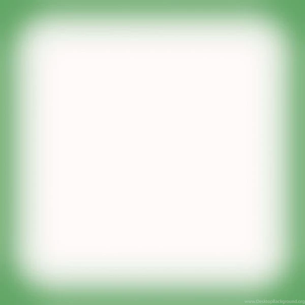 Vignette On Blank Paper Green