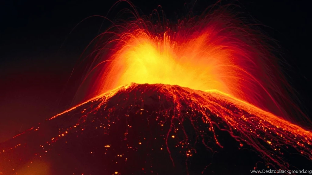 Erupting Volcano Wallpapers Free Wide HD Wallpapers