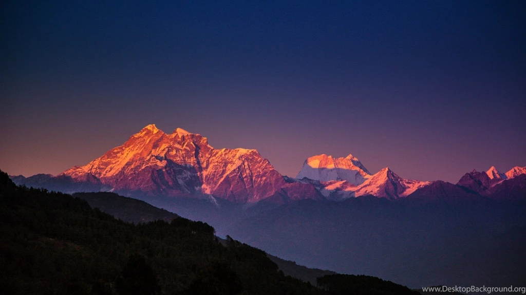 Himalaya Mountain Peaks In Nepal Wallpapers And Images ...
