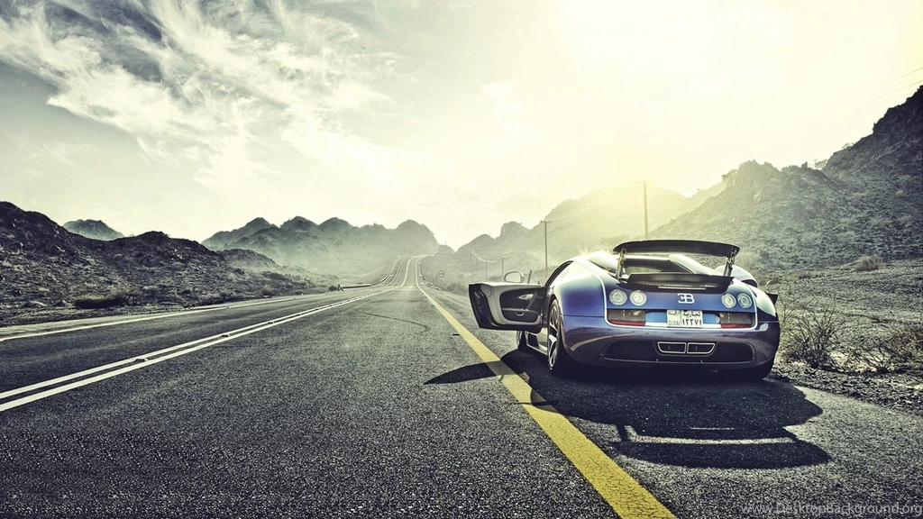 Mountains Clouds Sun Cars Bugatti Sunlight Roads Vehicles ...