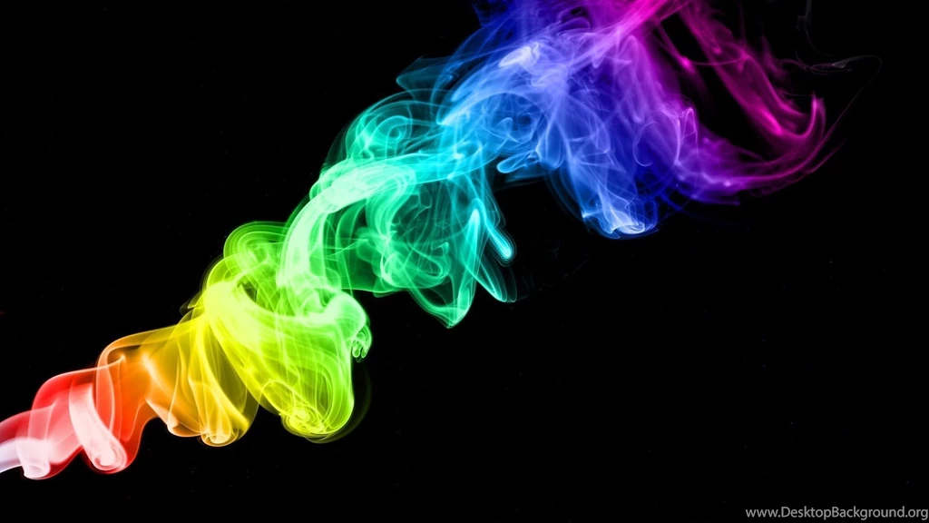 Colorful Smoke In Black Backgrounds HD Wallpapers