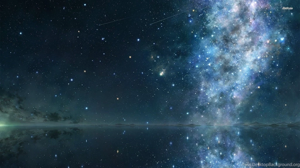 Lake Reflecting The Starry Sky Wallpapers Nature Wallpapers