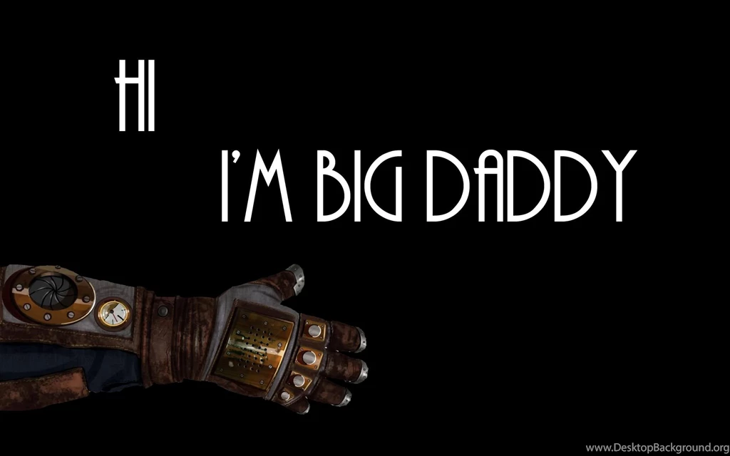 Bioshock Big Daddy Black Hand Steampunk Wallpapers