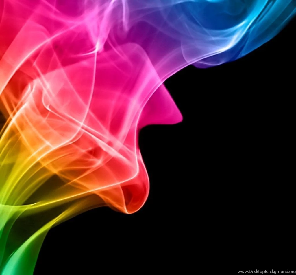 Rainbow Smoke Colourful Image Wallpapers And Picture