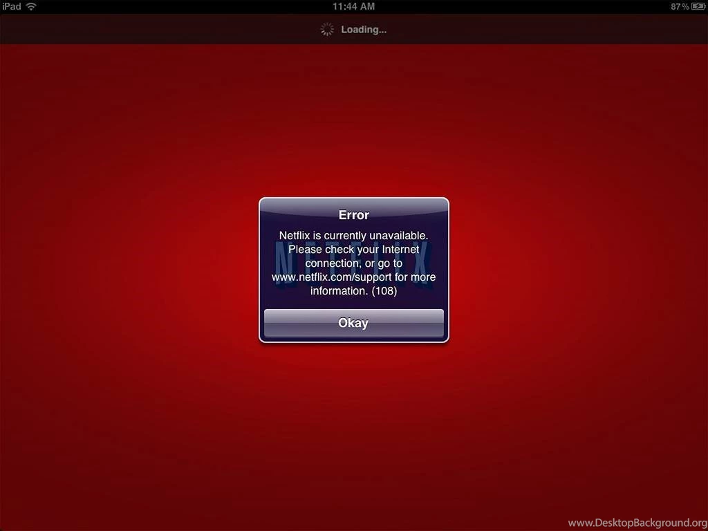 Netflix Error 108 A Photo On Flickriver Netflix Wallpapers