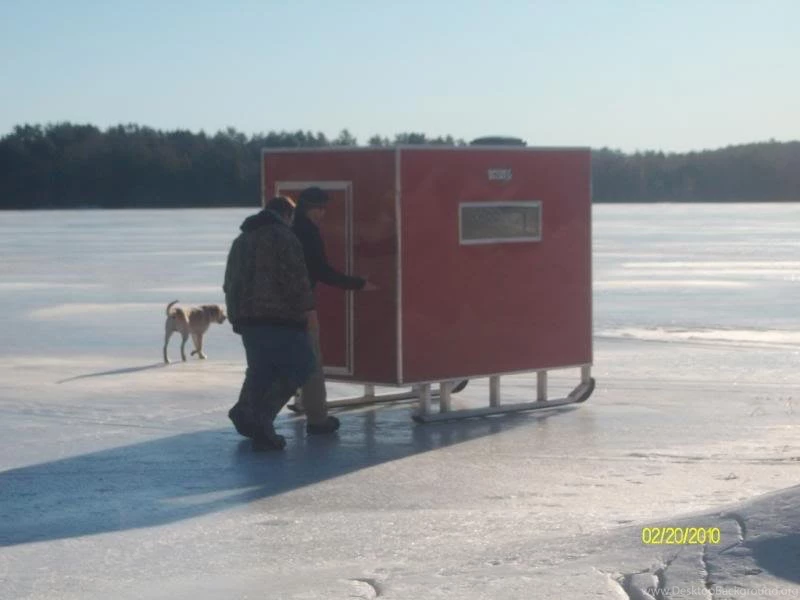 Lake Delavan Ice Fishing 2 Desktop Wallpapers Hivewallpaper.com
